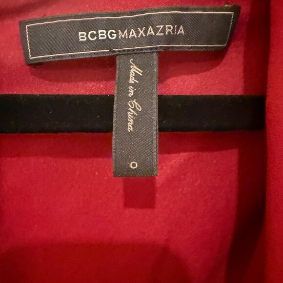 BCBGMAXAZRIA BURGUNDY DORAN MAXI DRESS GOWN NEW WITHOUT TAGS NWOT - Picture 13 of 13